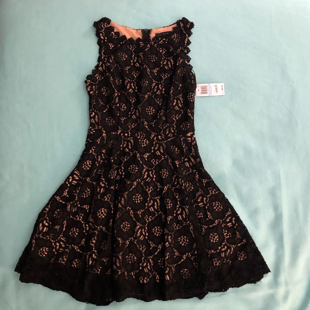 City Studio- Black lace dress